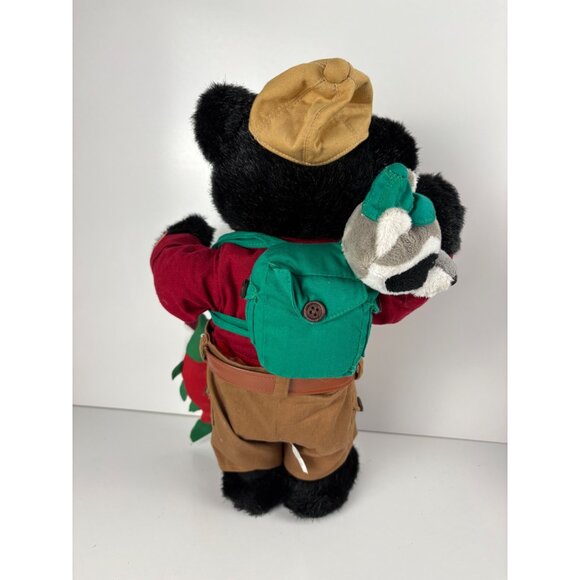 Cabelas Fisherman Black Bear Plush Animated Hooked on a Feeling! Ooga-Chaka 16” - Picture 3 of 8